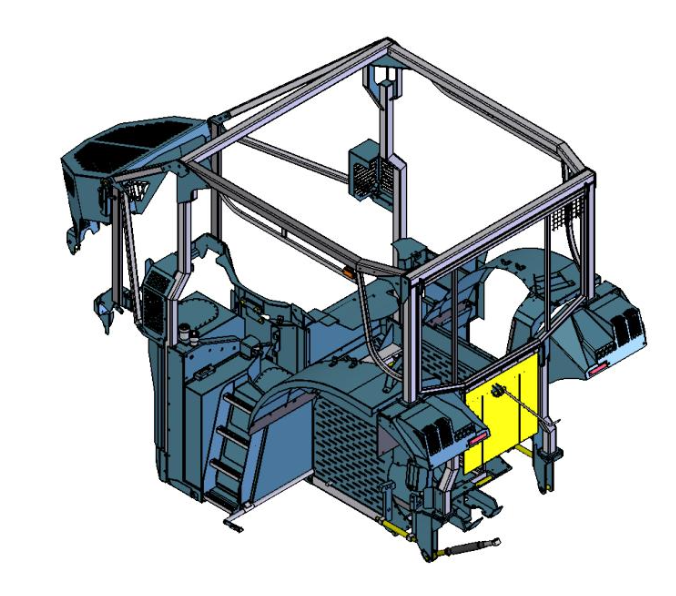 Blindage-fendt-900-3d-forestier 3d blindage cabine fendt