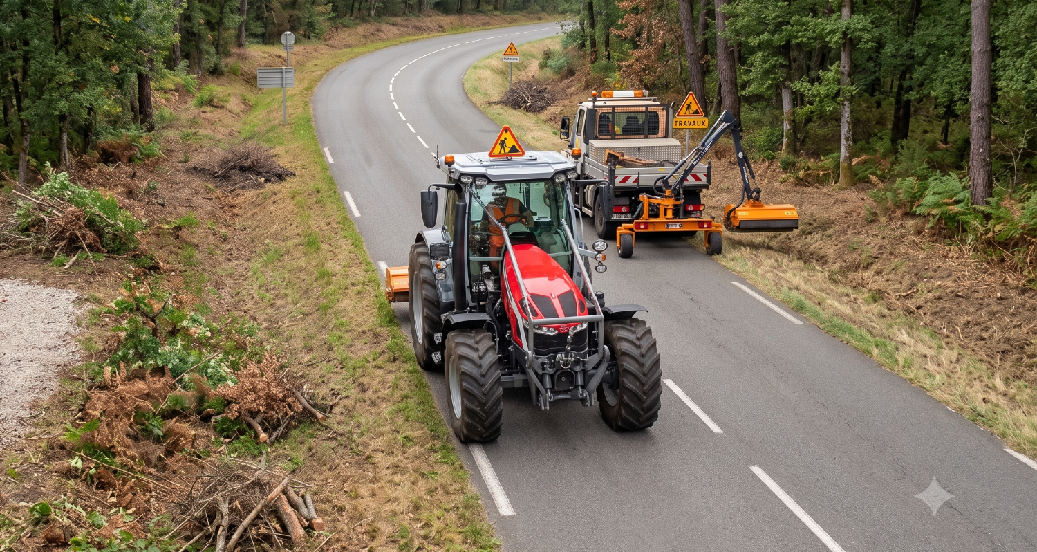 Protections Voirie Tracteur Massey Protection voirie pour tracteur Massey