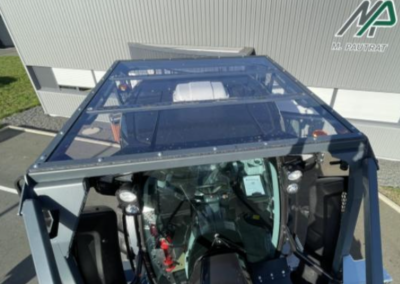 Toit polycarbonate pour une visibilité maximale
