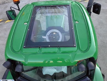 Toit Polycarbonate John Deere Voirie